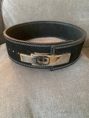 Large 10mm Leather Lever Belt