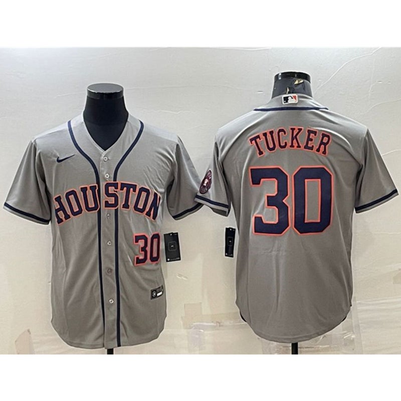 Nike Women's Houston Astros Gold Kyle Tucker Replica Jersey