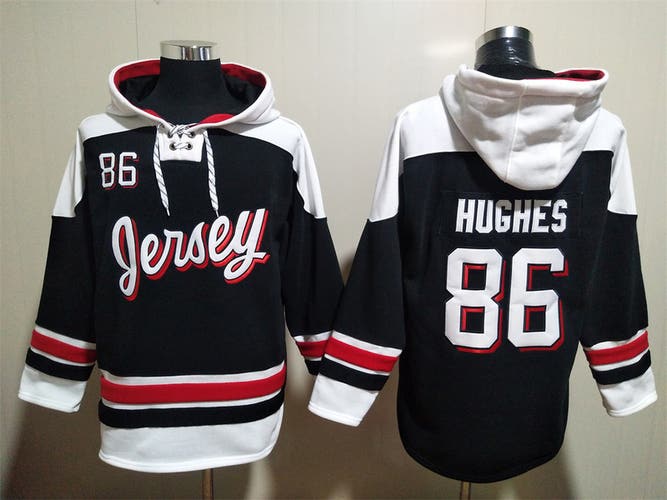 Jack Hughes New Jersey Devils Hoodies for Ice Hockey Vintage Size XL