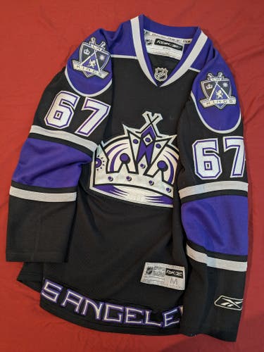 Los Angele Kings Black Used Medium Men's Reebok Jersey