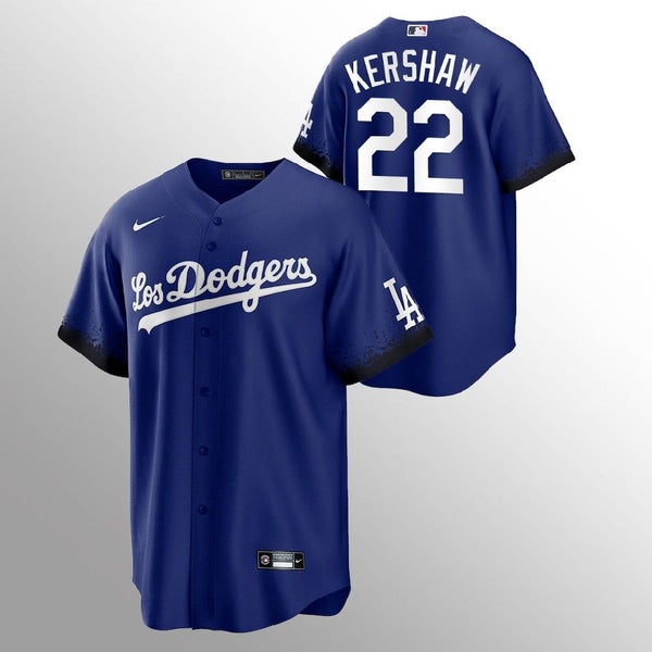 Men's Nike Clayton Kershaw Royal Los Angeles Dodgers 2021 City