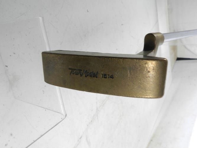 Tour Model 1514 Brass Head Blade Putter 35", Steel Shaft