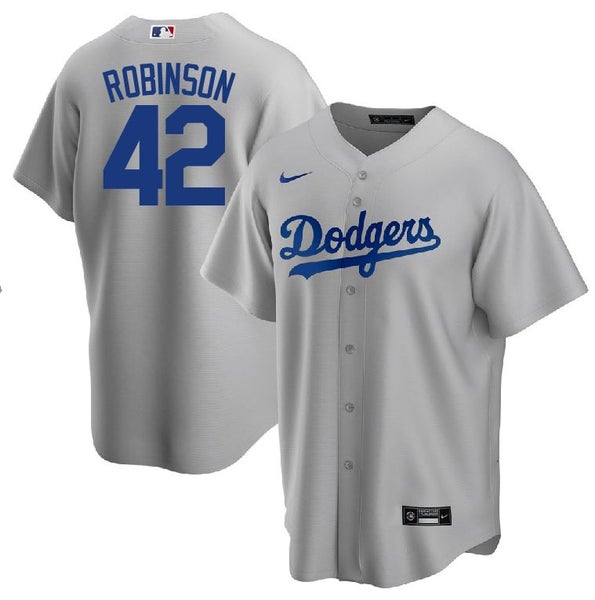 Source Jackie Robinson Gray Best Quality Stitched Jersey on m.