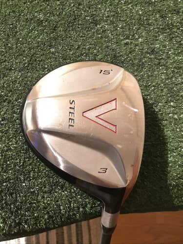 TaylorMade V Steel 15* 3 Wood Ultralite M.A.S.2 Graphite Shaft (36.5 Inches)