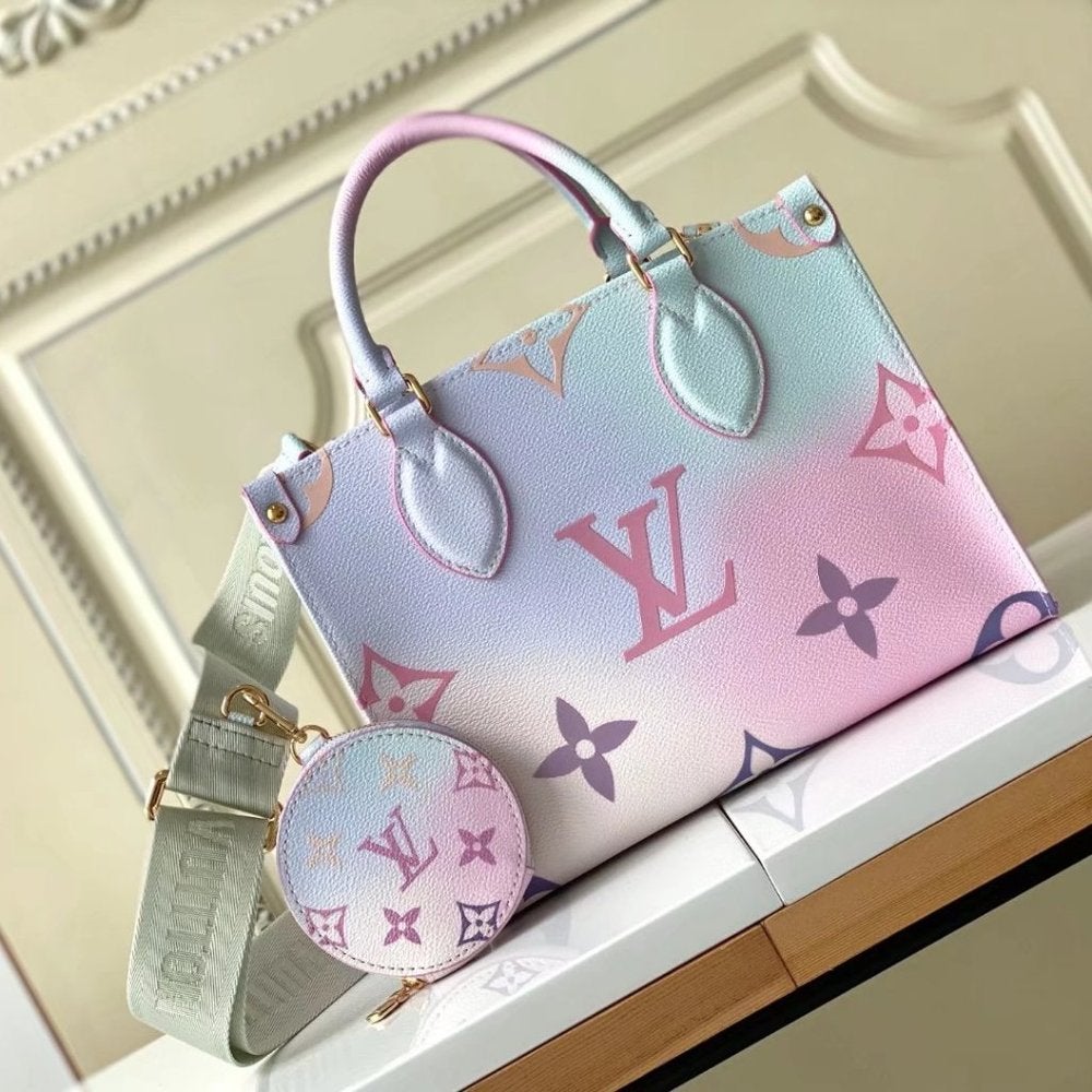 Louis Vuitton Onthego Womens Handbags 2023 Ss, Orange