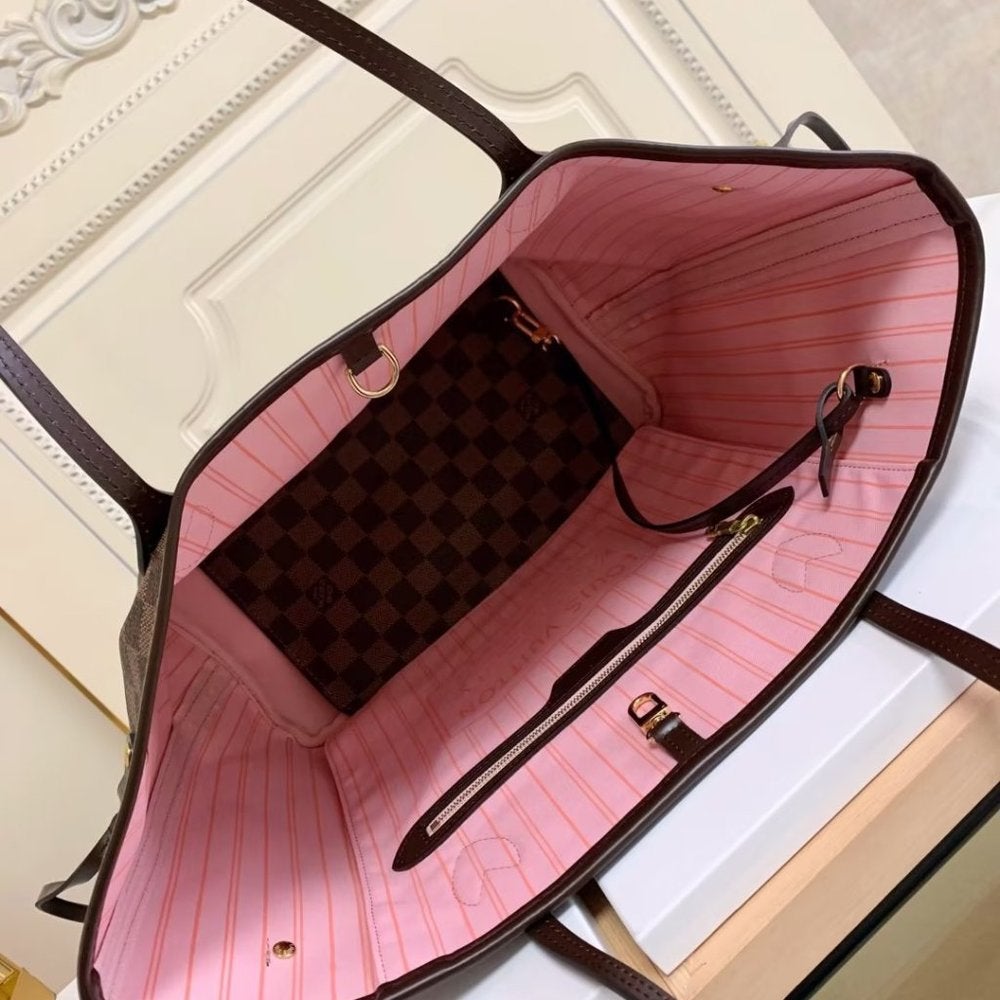 LV NeverFull Tote Pink