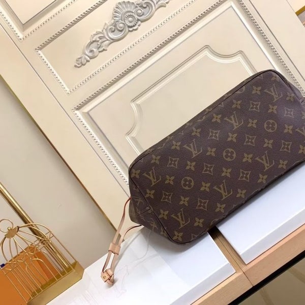 LOUIS VUITTON Pouch M41178 Neverfull pouch Monogram canvas Brown