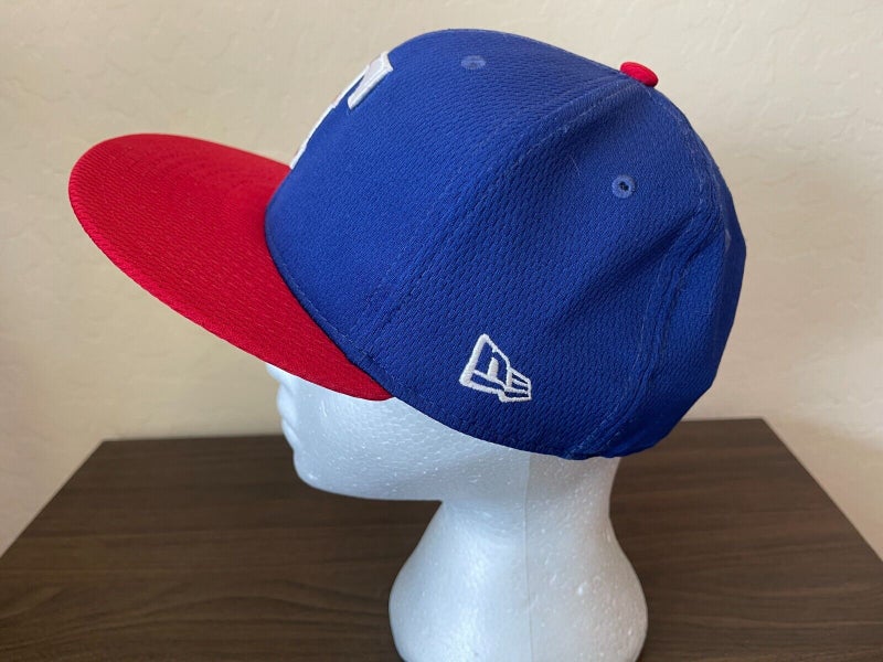 Texas Rangers MLB BASEBALL NEW ERA 59FIFTY Blue Size 7 1/4 Fitted