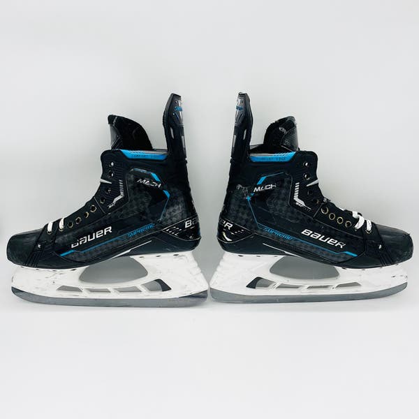 Bauer Supreme Power X Control Mach Blue Skates Bauer Supreme Mach (Blue) Pro Stock Skates - Size 7.5, Fit 2  main image 4