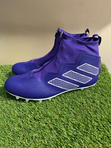 adidas Nasty Fly 2E Team Purple White Lineman PE Football Cleats HP8795 Mens 16
