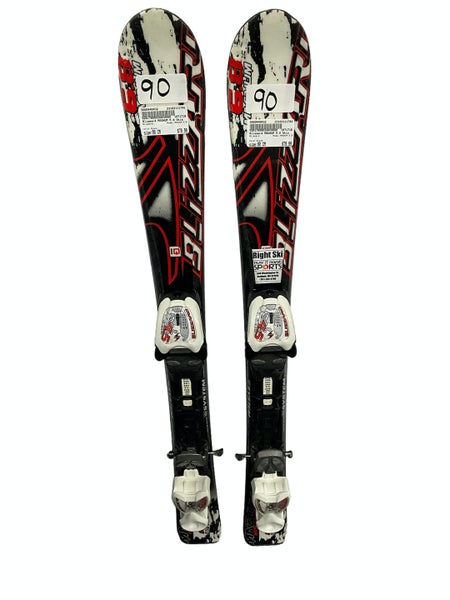 Used Blizzard Magnum 5.8 90 Cm Junior Downhill Ski Combo