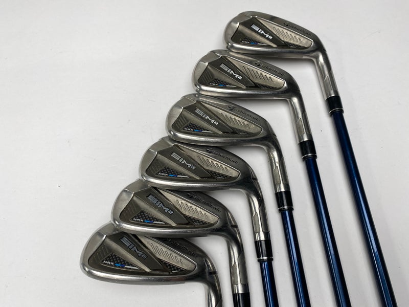 Taylormade SIM2 MAX Iron Set 6-PW+AW Fujikura Ventus 5A Senior