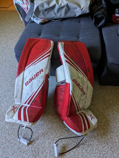 Large Bauer Vapor X Goalie Leg Pads Intermediate Large