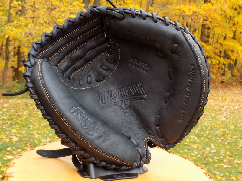 Used Rawlings Catcher's Right Hand Throw Renegade Baseball Glove 31.5"