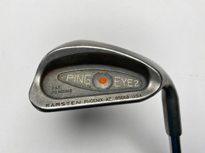 Ping Eye 2 Pitching Wedge PW Orange Dot 2* Flat Karsten EZ Lite Wedge Steel RH