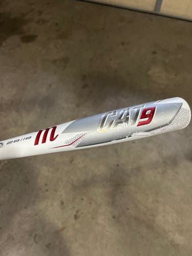 Used USSSA Certified Marucci Alloy CAT 9 Bat (-10) 18 oz 28"