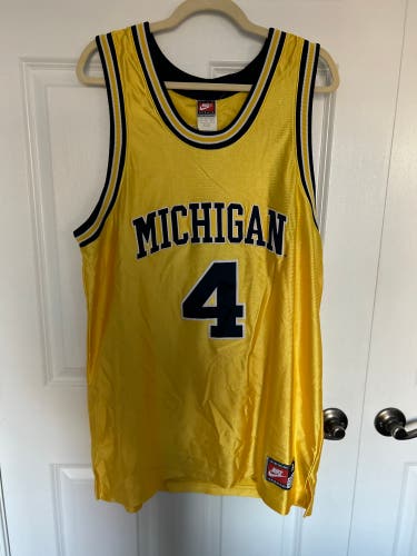 Michigan basketball Webber Jersey