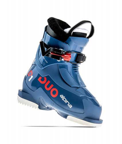 Alpina Boys Duo 1 Max Downhill Ski Boys Boots 175 Mp - Y11