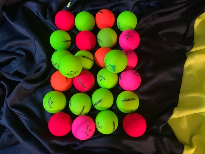 Used Callaway super soft matte balls