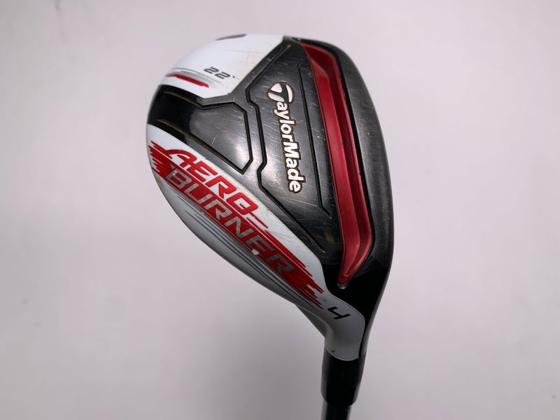 Taylormade AeroBurner TP 4 Hybrid 22* Matrix Ozik White Tie X4 Stiff Graphite RH