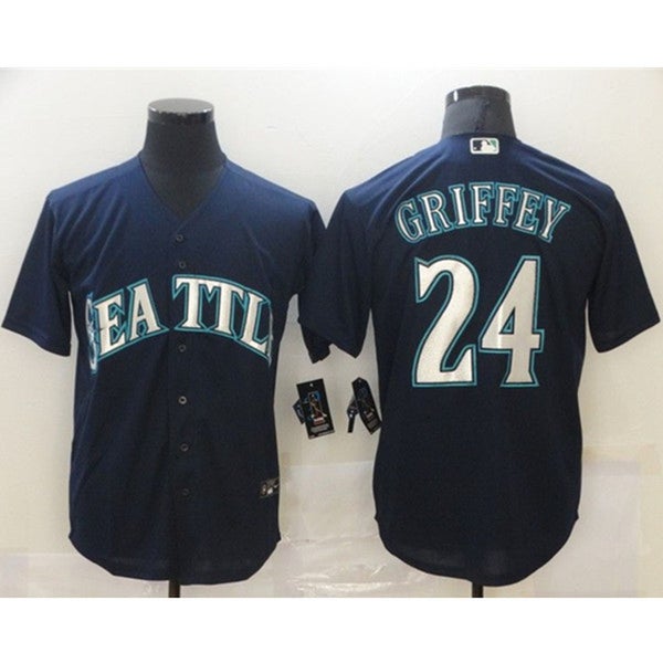 Mitchell & Ness x Seattle Mariners Griffey Jr. Navy T-Shirt