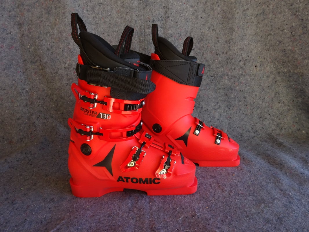 Unisex Used Atomic Redster Club Sport 110 Ski Boots Size 25.5 (WL1