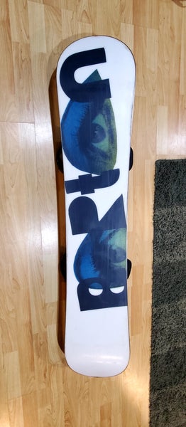 Used Unisex Burton Nasa Snowboard Freeride With Bindings