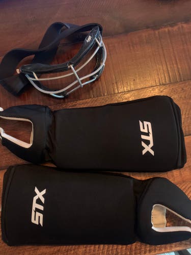 STX field hockey Shin Guards & Eye Protection