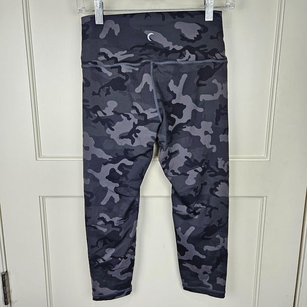 Zyia Camo Forrest Luxe Highrise Legging Crop Women's Size: 4