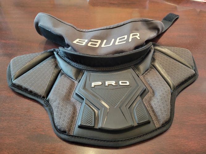 Used Bauer Pro Goalie Neck Guard - Senior