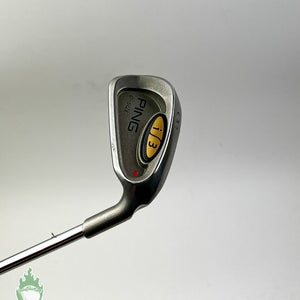 Used Right Handed Ping Orange Dot i3 O-Size 8 Iron Senior Flex Steel Golf Club