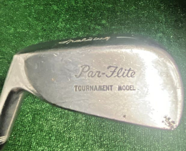 Left-Handed Spalding Par-Flite Tournament Model 7 Iron LH Stiff Steel 36.5 In.