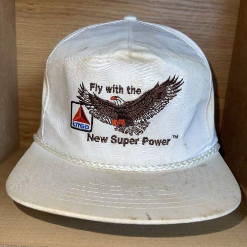 Vintage Citgo Gasoline Fly With The New Super Power Eagle Flying Snapback Hat
