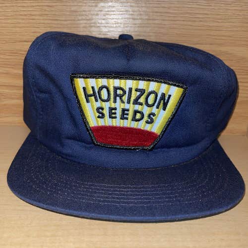 Vintage Horizon Seeds Patch Snapback Farm Hat USA Made