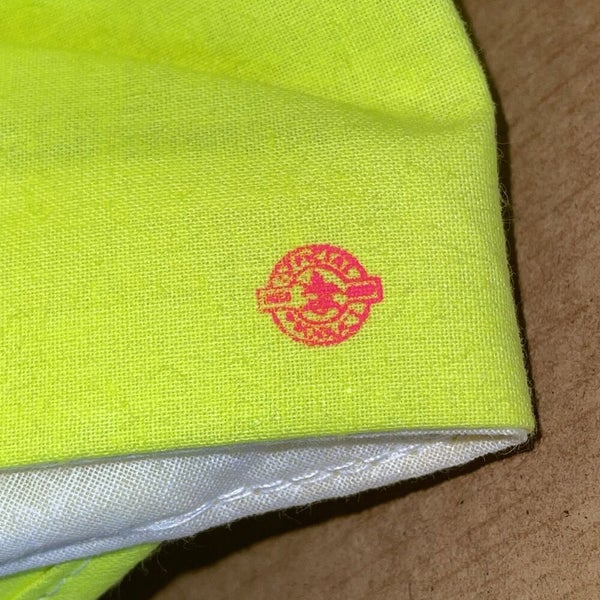 Vintage 1980s Bud King of Beers Neon Green Painter Strapback Hat USA Cap