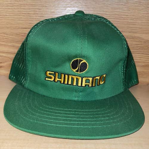 Vintage 1980s Shimano Tomorrow’s Tackle Today Mesh Fishing Snapback Trucker Hat