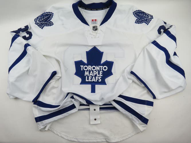 Toronto Maple Leafs Pre-Season Game Worn Authentic NHL Hockey Jersey 58 GOALIE #33 Heeter
