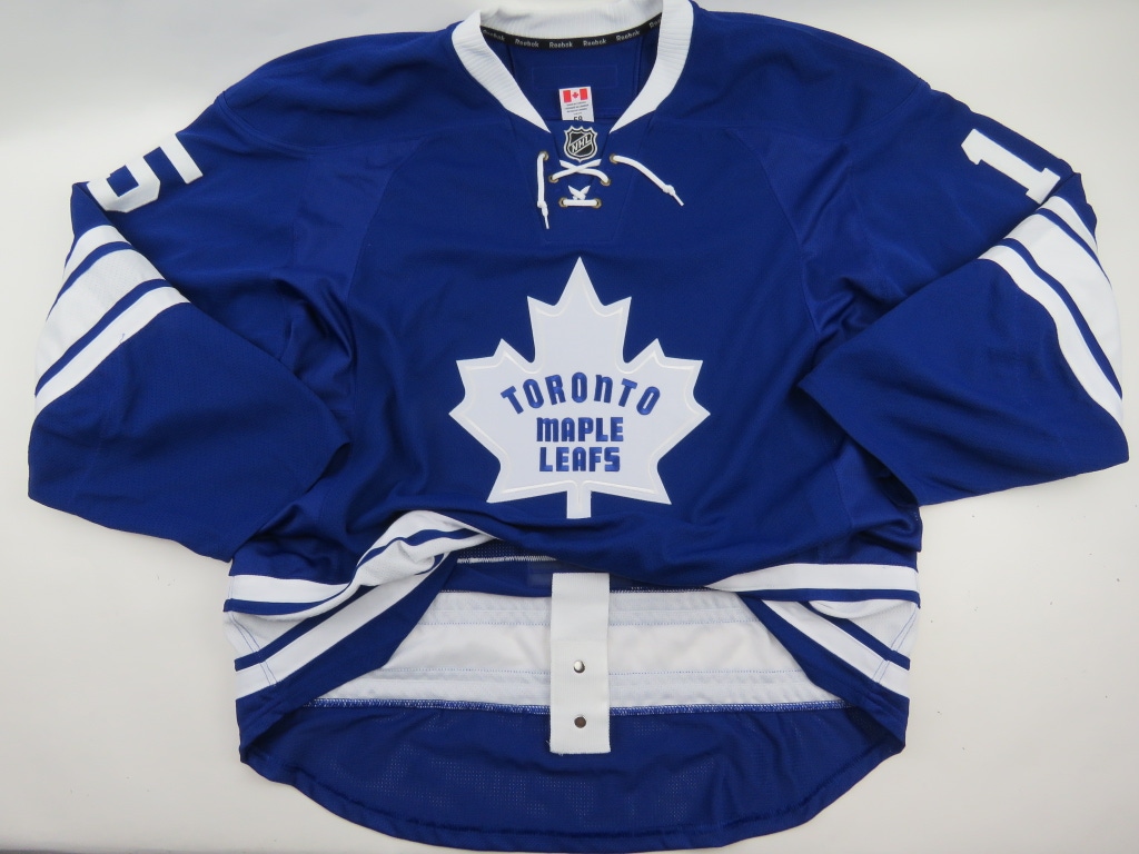 Game Worn Toronto Maple Leafs Retro 3rd Pro Stock NHL Hockey Jersey 58 PARENTEAU #15