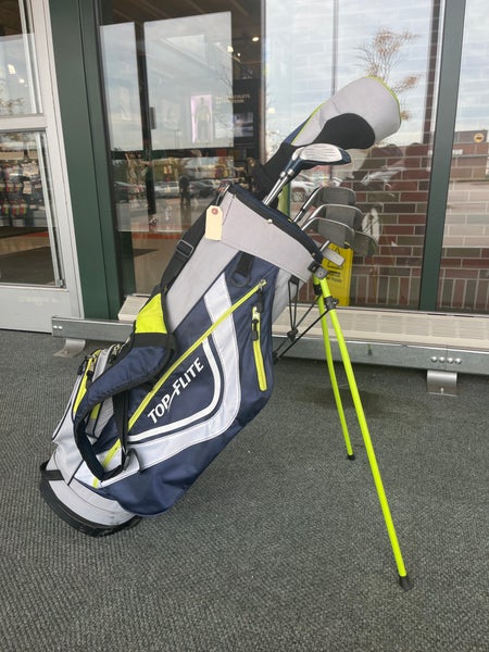 Used Men's Top Flite XL Right Clubs (13) Regular Number of Clubs & Bag