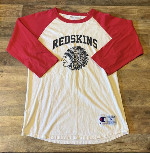 Vintage Champion Washington Redskins 3/4 Raglan Shirt