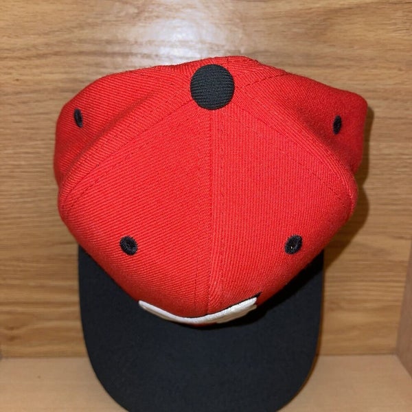 Atlanta Braves Adidas MLB Climalite Adjustable Strap Hat Cap Red Embroidered