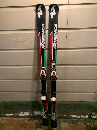 Nordica 163 cm Racing Dobermann GS WC Skis With Bindings Max Din 12