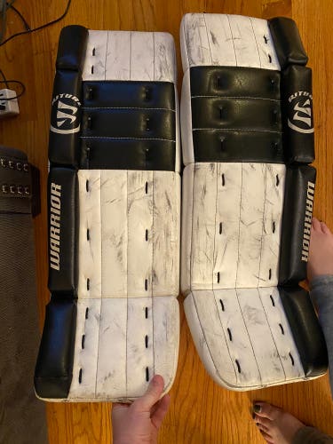 Used 26" Warrior Ritual G3 Goalie Leg Pads
