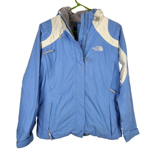 The North Face Hyvent Blue Midweight Jacket Hooded Waterproof Women's Size: S