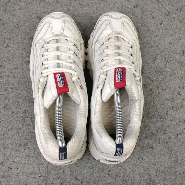 Skechers Sport Womens Shoes Size 9.5 90's Y2k Style White Low Top 2250EW