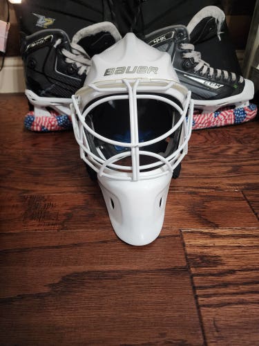 Senior Used Bauer NME 8 Goalie Mask Fit 2