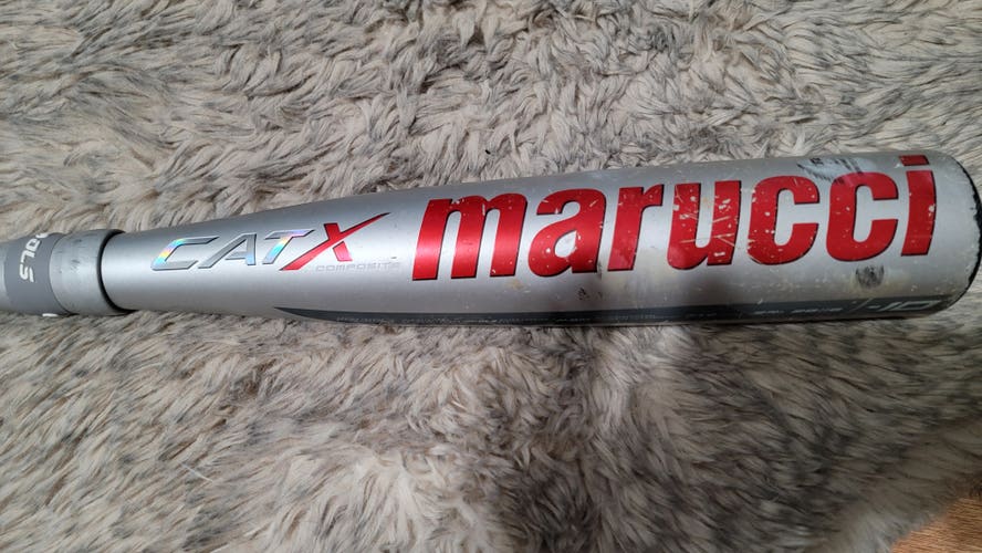 Used USSSA Certified 2023 Marucci Composite CAT X Composite Bat (-10) 18 oz 28"