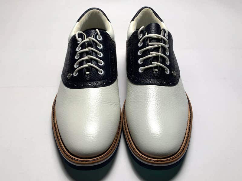 G/Fore G4 Saddle Gallivanter Golf Shoes White Snow Men display picture 3