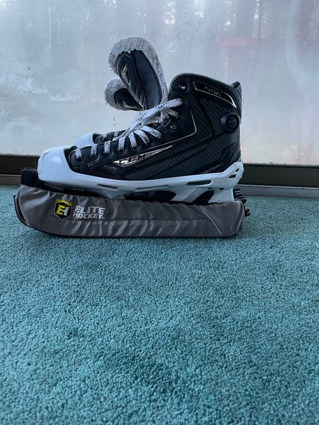 Used CCM Regular Width Size 9.5 RibCor 44K Hockey Goalie Skates