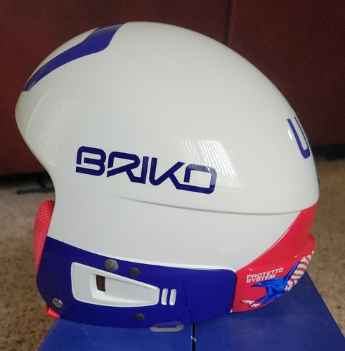 Briko Vulcano 6.8 US Ski Team Helmet 52 FIS Compliant